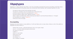 Desktop Screenshot of libpqtypes.esilo.com